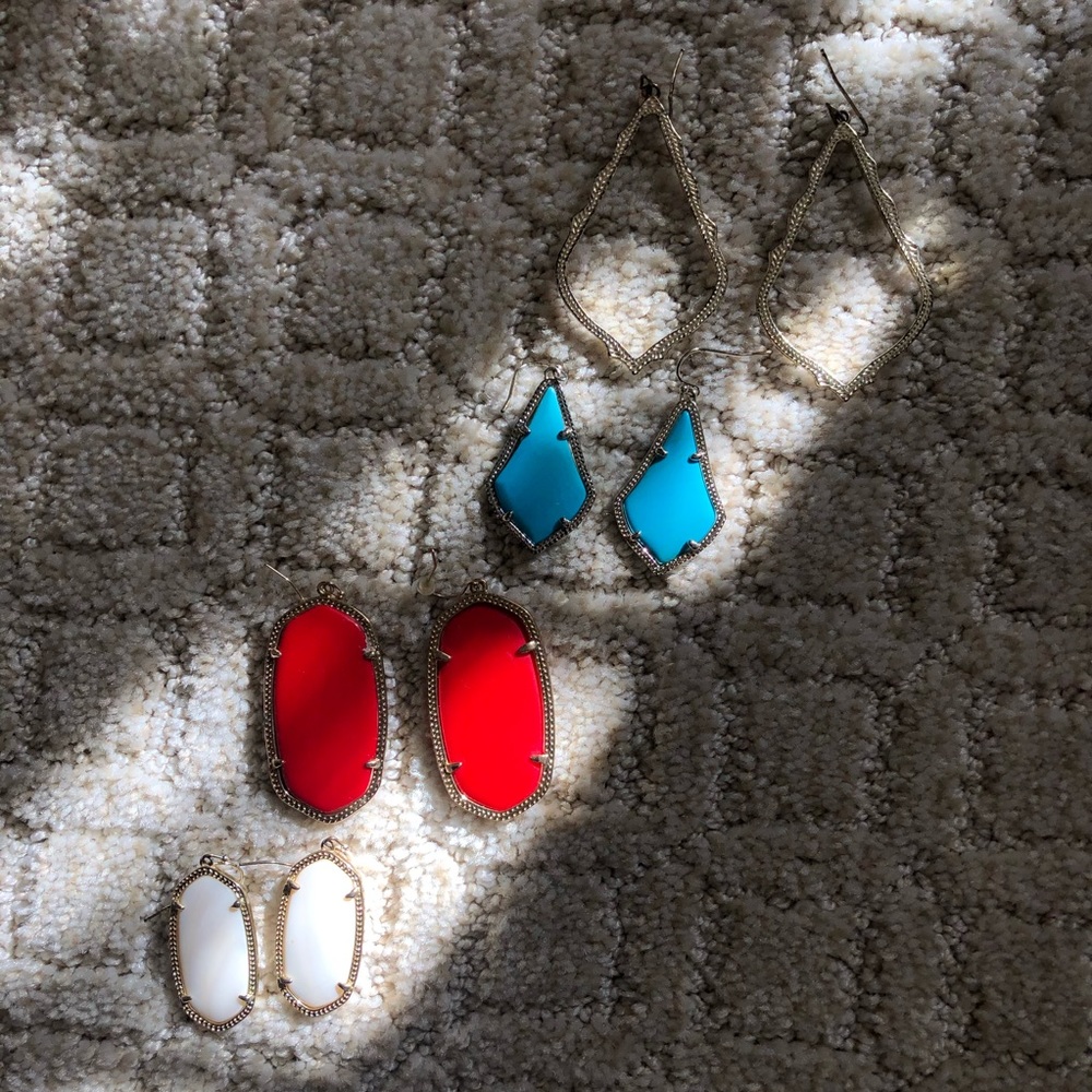 Kendra Scott Earrings 4 Pairs